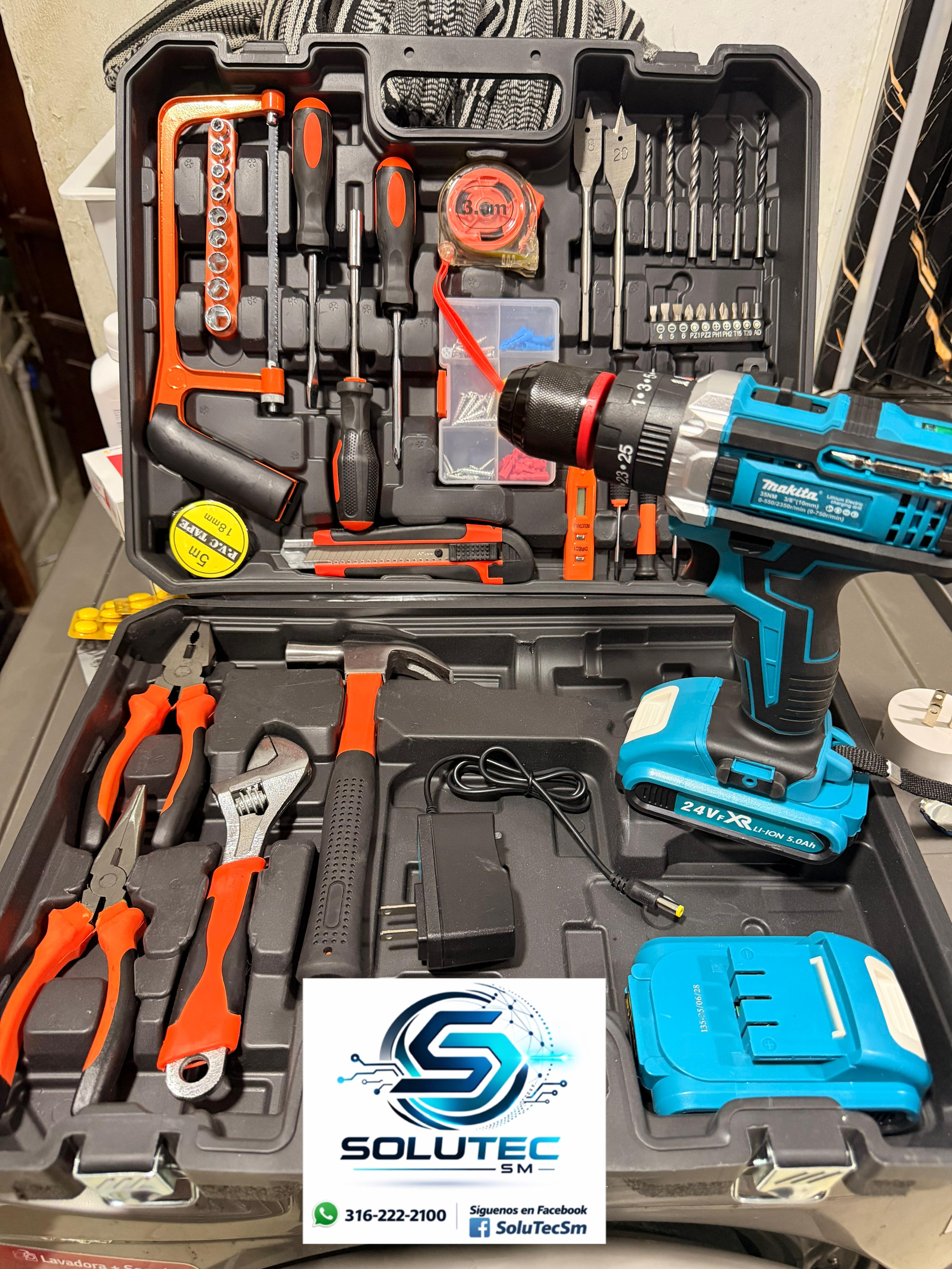 Taladro inalámbrico 68V Kit