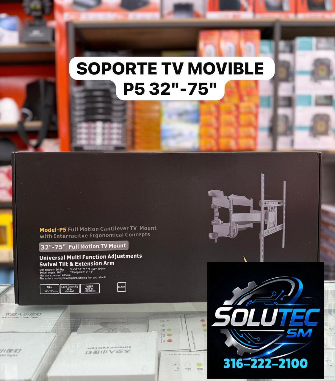 Base Tv Giratoria P5 Doble Brazo
